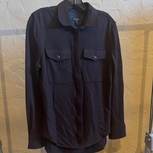 rag & bone Black Button Down Shirt